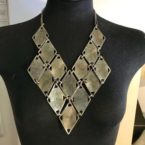 Vintage v necklace